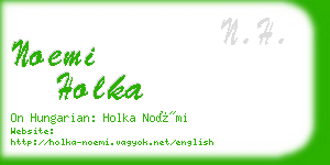 noemi holka business card